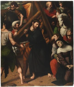 Cristo con la cruz a cuestas, de Vicente Masip (Museo del Prado) Cristo con la cruz a cuestas, de Vicente Masip (Museo del Prado)